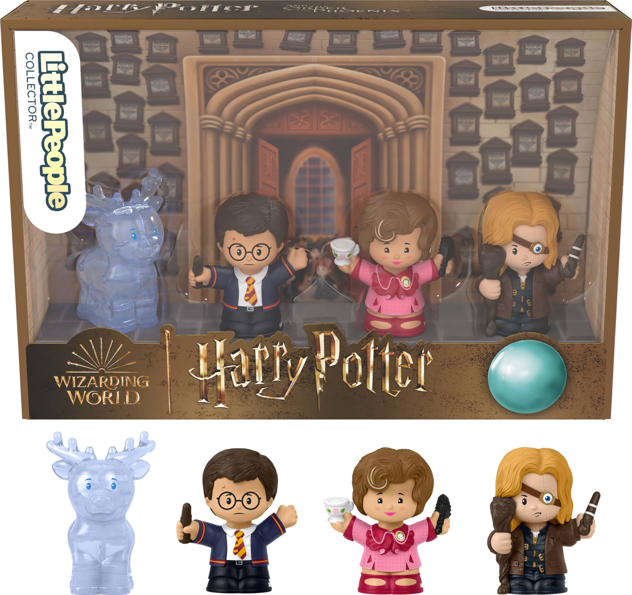 Little People COLLECTOR Harry Potter and The Order of The Phoenix Special Edition Set for Adults & Fans, 4 Figures in a Display Box