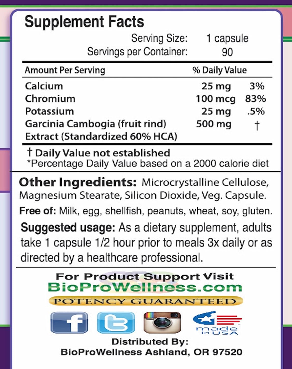 Best Fat Burner, Appetite Control, Metabolism Boost Weight Loss Management Formula, Pure Garcinia Cambogia Extract HCA, 3000mg That Work Fast for Men Women Strong Extreme Flat Belly Natural Diet Pill: Health & Personal Care