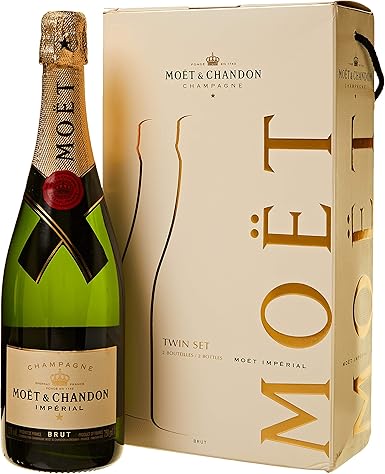 Moet Chandon Champagne 0 75 Lt Confezione Da 2 Bottiglie Amazon It Alimentari E Cura Della Casa