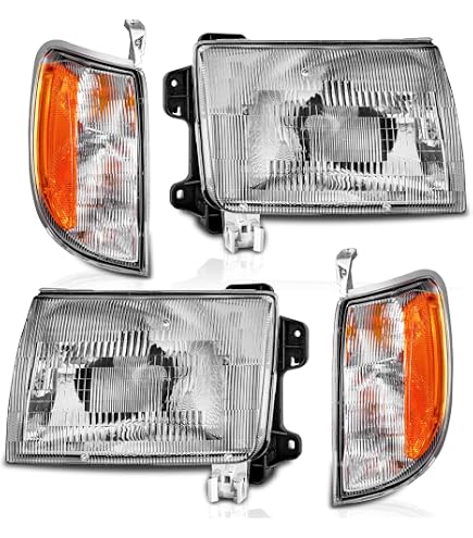 Aazon.co: For Nissan Frontier XE,Base Headlights Laps Set 2001 2002