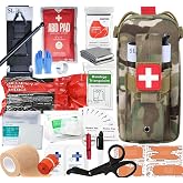 VVIITOP Med Kit Trauma Kit Bleeding Contral Pack, Emergency Survival First Aid Kits EMT IFAK Medical Kit for Severe Bleeding Control Military Camping and Hiking