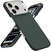 BENKS for iPhone 17 Pro Max Case, Compatible with Magsafe, ArmorTint ArmorAir Ultra Slim & Lightweight Minimalist Case Built with Dupont Kevlar 1000D Aramid Fiber, PolarLight Green