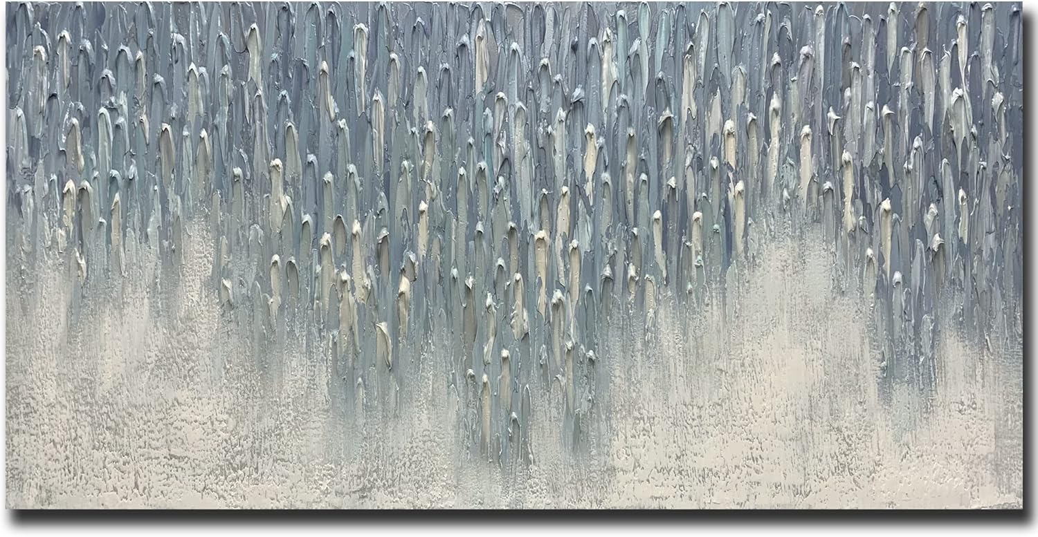 Paintings - V-inspire Art,24x48 inch Modern Oil Painting On Canvas Textured Abstract Contemporary Art Wall Paintings Handmade Home Decorations Canvas Wall Art Ready to Hang