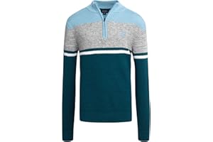 Chaps Boys Pullover Sweater - Classic Fit Mid-Weight Quarter Zip Pullover- Mock Neck Sweater for Boys (S-XL)