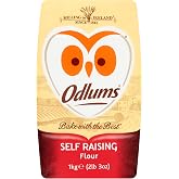 Odlums Self Raising Flour, 1kg (2.2 lbs), Milled &amp; Packed in Ireland