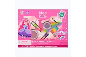 KLEE NATURALS Luna Star Klee Kids Makeup Kit. Gentle and Non-Toxic. Kid-Friendly. Made in USA. (Enchanted Fairy)