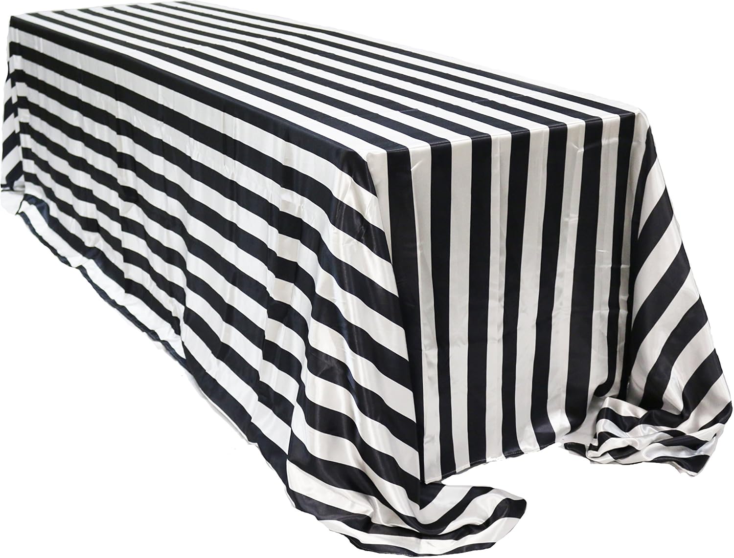 Best white with black strip thick table cloth