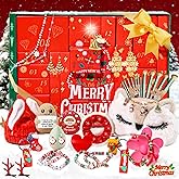 Beauty Advent Calendar 2025 for Teen Girls & Adult Women -24 Days Christmas Countdown Calendar, Fashion and Jewelry Sets Individually Boxed Makeup Surprises, Trend-Infused Gifts for Wife, Mom, Friends