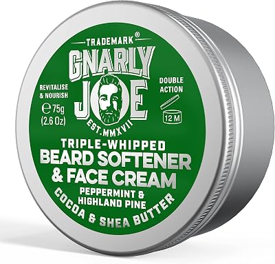 Trademark Gnarly Joe Beard Softener & Face Cream 85ml Nightly Hydration