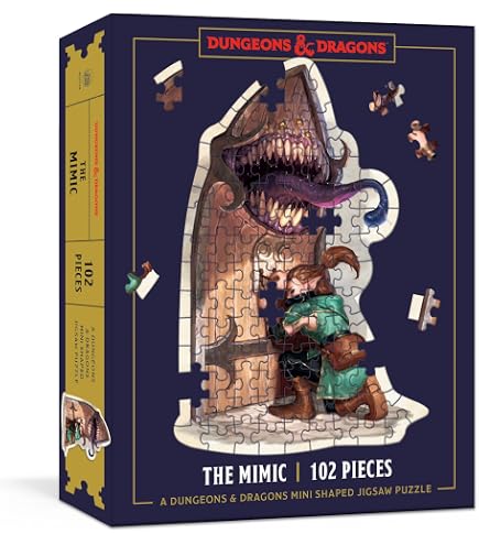 Clarkson Potter Dungeons & Dragons Mini Shaped Jigsaw Puzzle: The