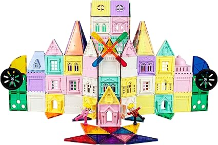 PicassoTiles 200 Piece Castle Click-in 