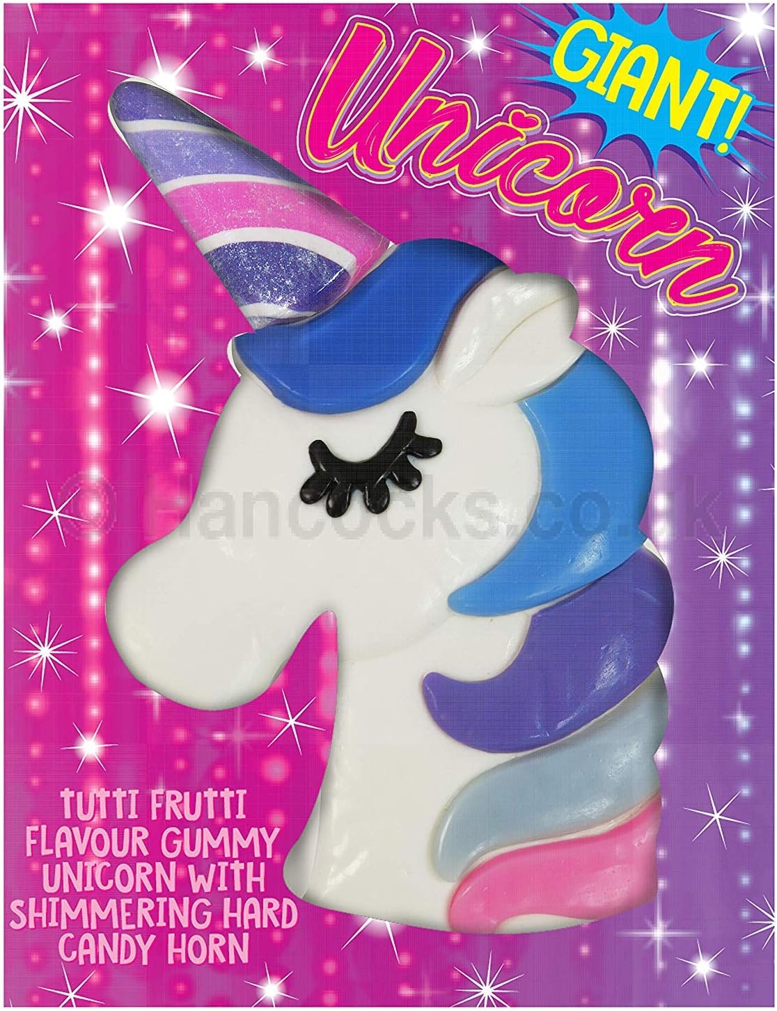 1 x Giant Jelly Unicorn Sweet (500g) Tutti Fruti Flavoured Gummy Snack