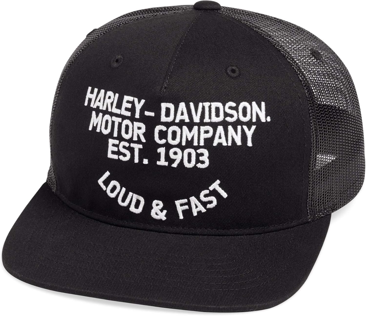 harley davidson flat brim hat