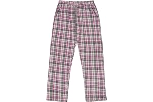 North 15 Girl's Super Cozy Minky Fleece Plaid Lounge Pants (7-14)