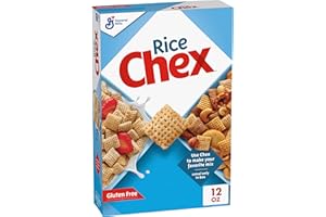Rice Chex Gluten Free Breakfast Cereal, Homemade Chex Mix Ingredient, 12 oz
