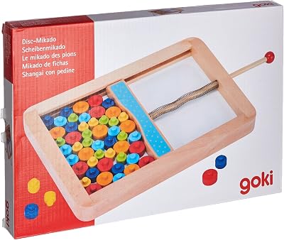 Goki 56679 Disc Mikado Game - Bright Colourful Fun