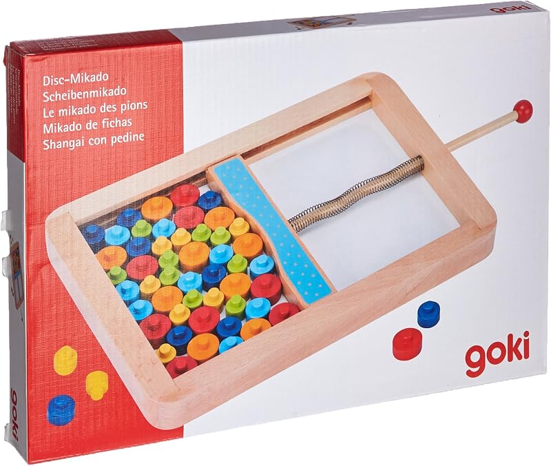 Goki 56679 Disc Mikado Game - Bright Colourful Fun
