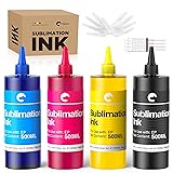 Hiipoo 2000ml Sublimation Ink Refilled Bottles Work
