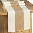 Runner a tavola Vilat beige con frange 46 x 140 cm | Kave Home Italy