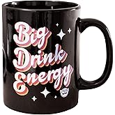 BigMouth Inc Huge BDE Mug, 64 Ounces, Funny Gag Gift for Coffee Lovers, Large Ceramic Cup
