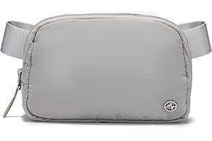 Pander Unisex Belt Bag Fanny Pack for Women with Adjustable Strap, Small Waist Pouch for Workout Running Traveling Hiking