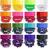 Candle Wax Dye for Soy Candle Making - 16 Popular Candle Dye Coloring Chips - Premium Candle Wax Coloring - Highly Concentrated Candle Chips Colors