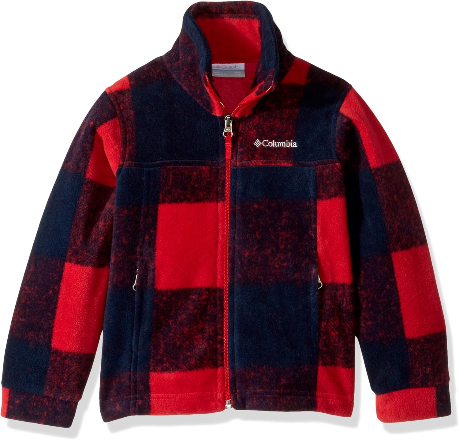 columbia buffalo plaid fleece