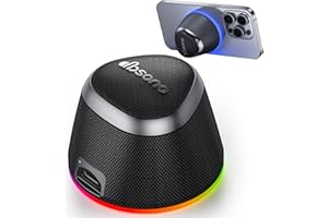 DBSONO Stocking Stuffers for Men Women Teens: White Elephant Gifts for Adults HD Sound Bluetooth Speaker with Phone Stand, Cool Gadgets, Christmas Birthday Anniversay Gifts Ideas Girl Trendy Stuff-Black