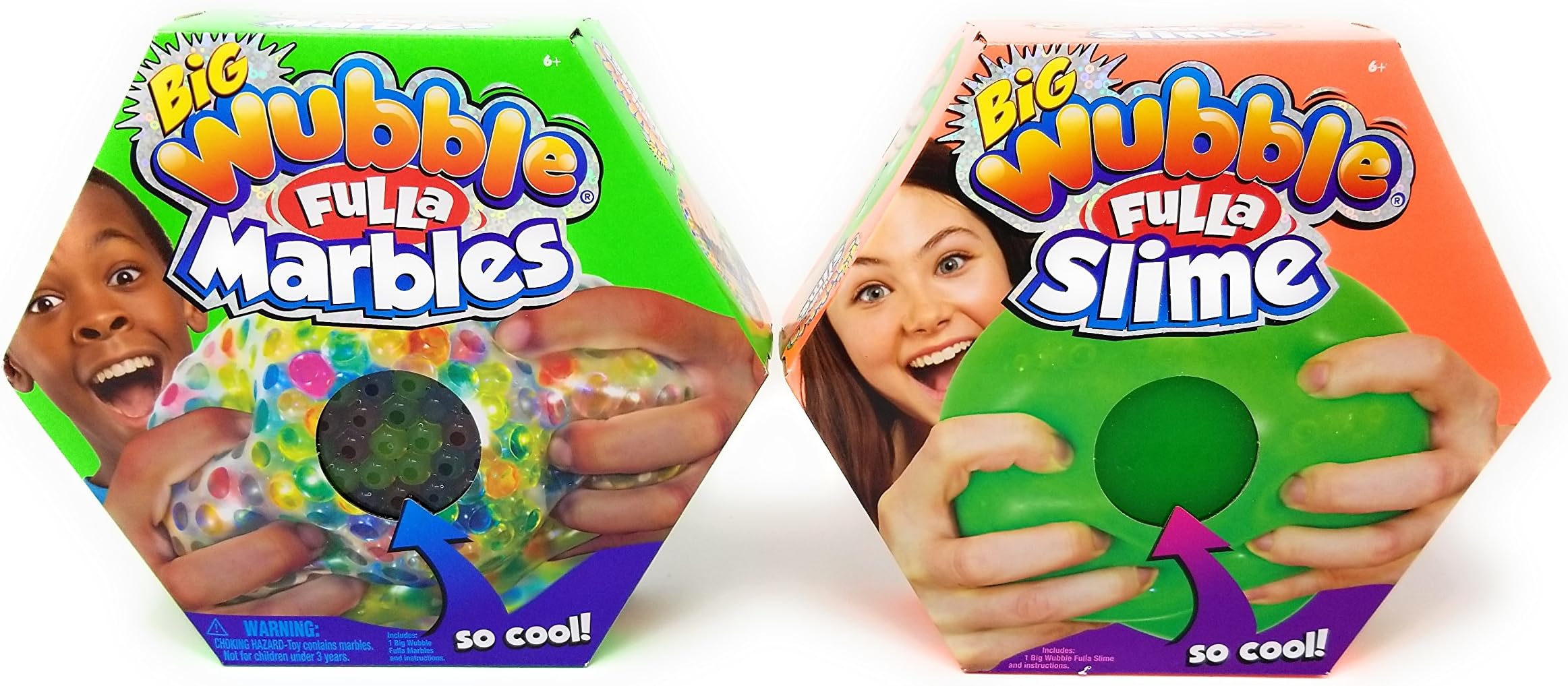 Wubble Big Fulla Marbles and Big Fulla Slime - Bundle