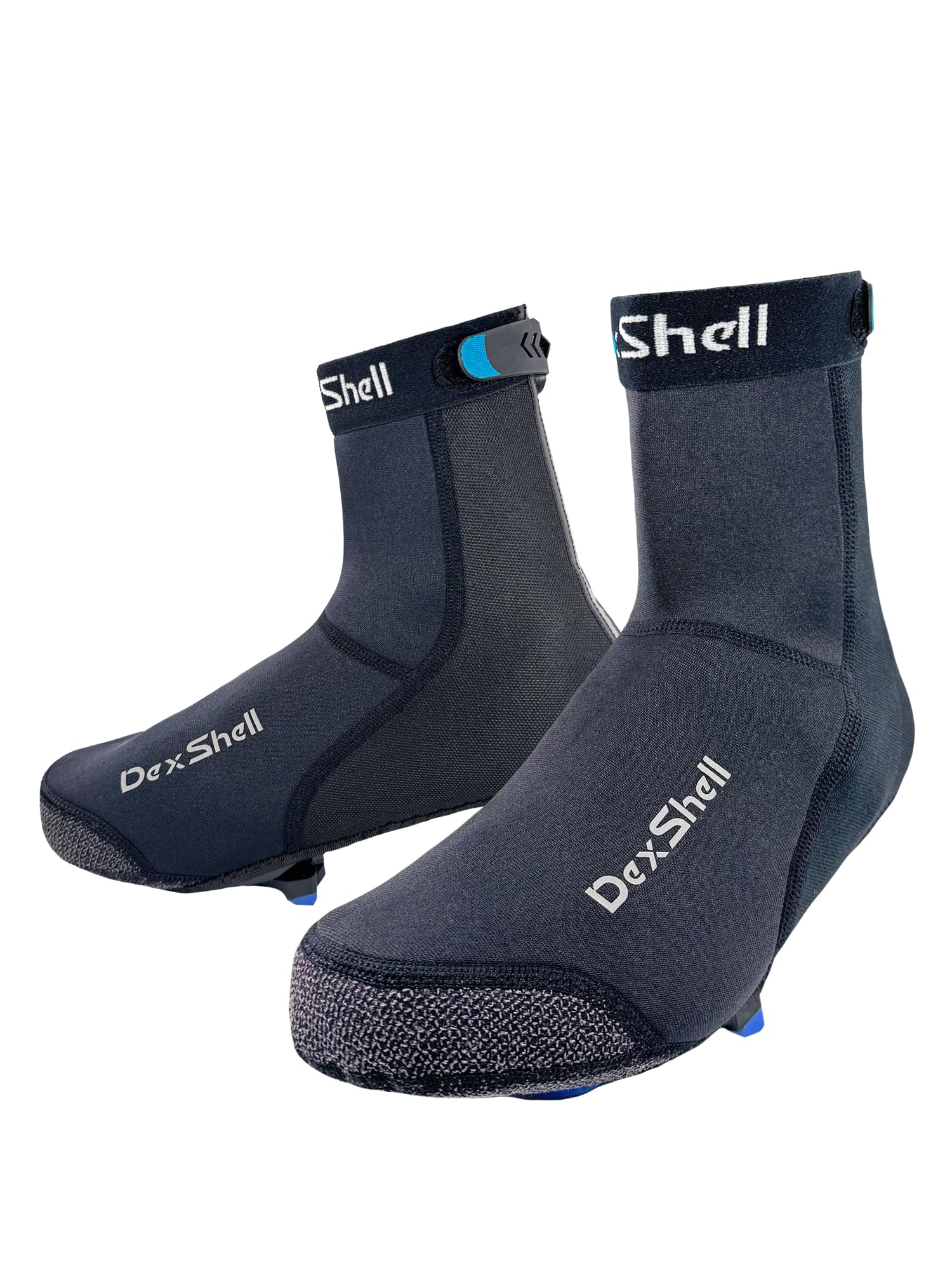 DexShell Heavy Duty Cycling Overshoes – Waterproof, Windproof Neoprene Shoe Covers for Winter Riding, Unisex – Black, MD
