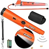 kuman Pin Pointer Metal Detector Kit with Multifunctional PVC Waterproof Case and Holster 360° Scanning