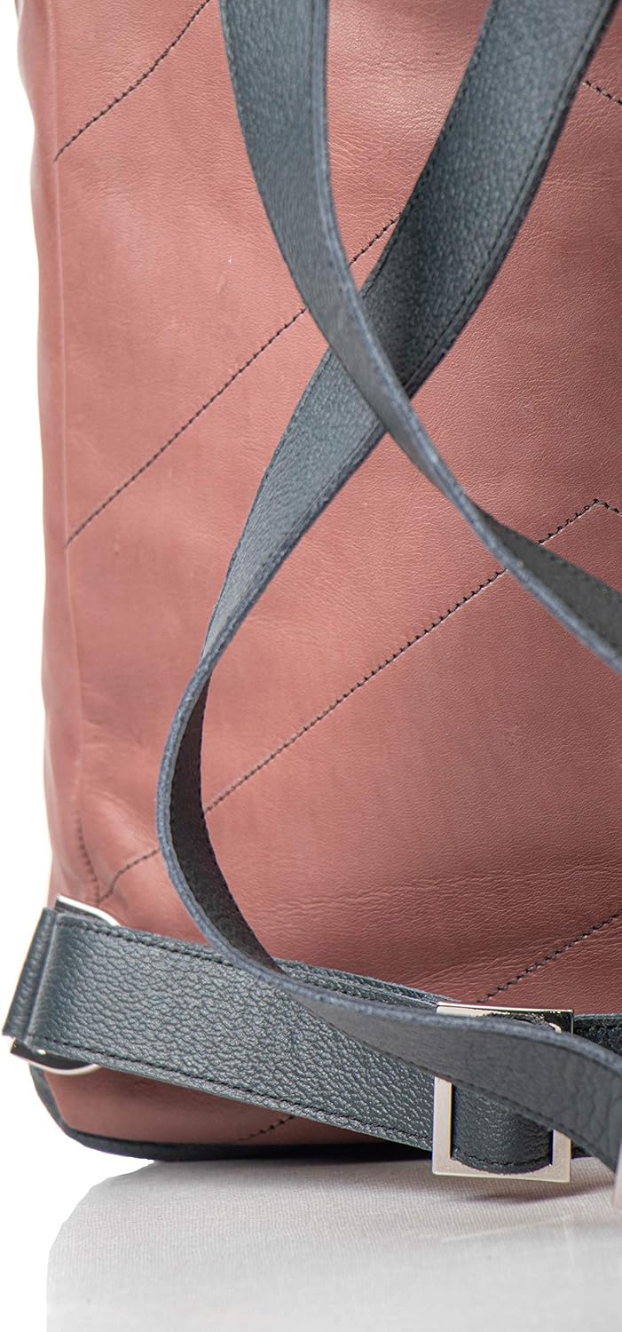 ORNA'S LEATHER ART | EDNA Everyday leather backpack for Women. Practical, Stylish and Spacious Women’s Bag. Real Leather in A Chic Backpack And Contemporary Design, (LIGHT BROWN): Shoes
