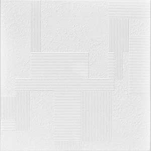 A la Maison Ceilings R187 Vectors Foam Glue-up Ceiling Tile (21.6 sq ...