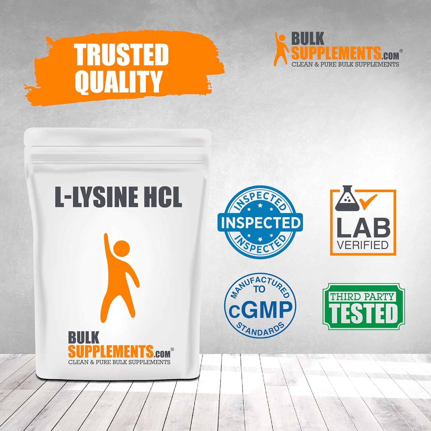BulkSupplements L-Lysine HCL Powder (1 Kilogram): Health & Personal Care