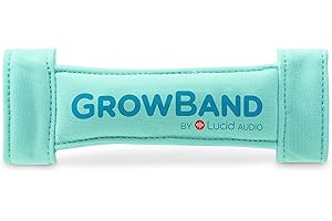 Lucid Audio HearMuffs GrowBand 2 Pack (Over-The-Ear Sound Protection Ear Muffs Newborn-8 Years) (Green)