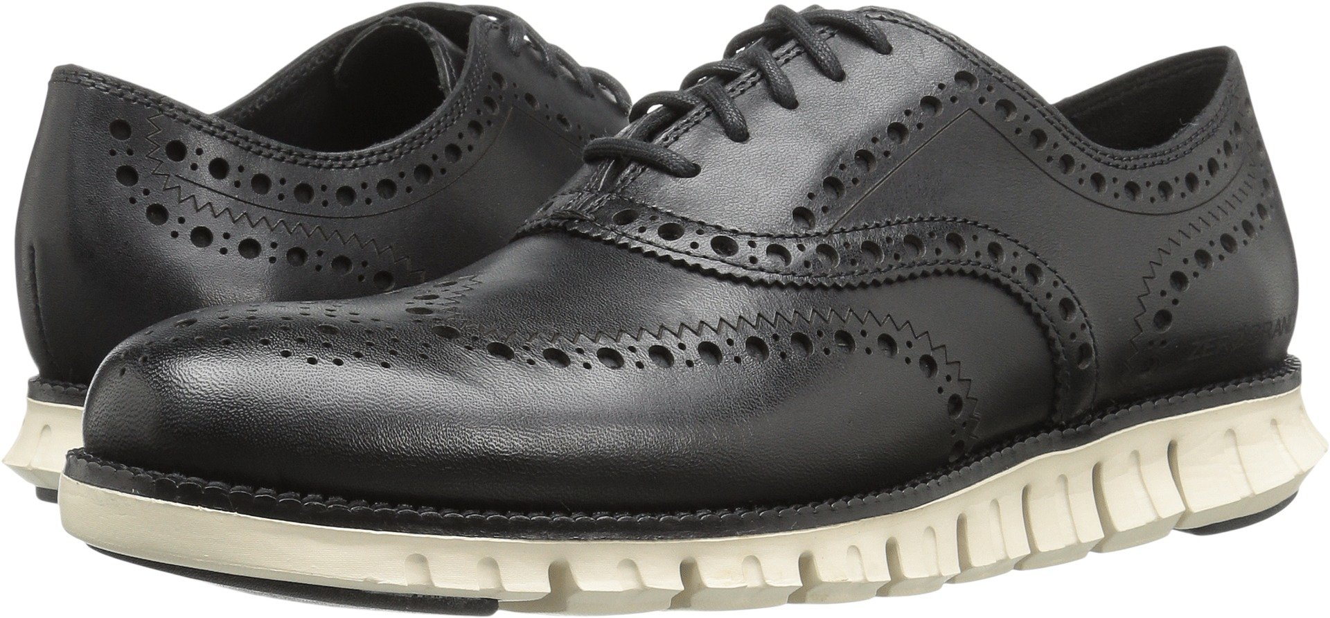 Cole Haan mens Zerogrand Wing Oxford, Black, 9.5 US