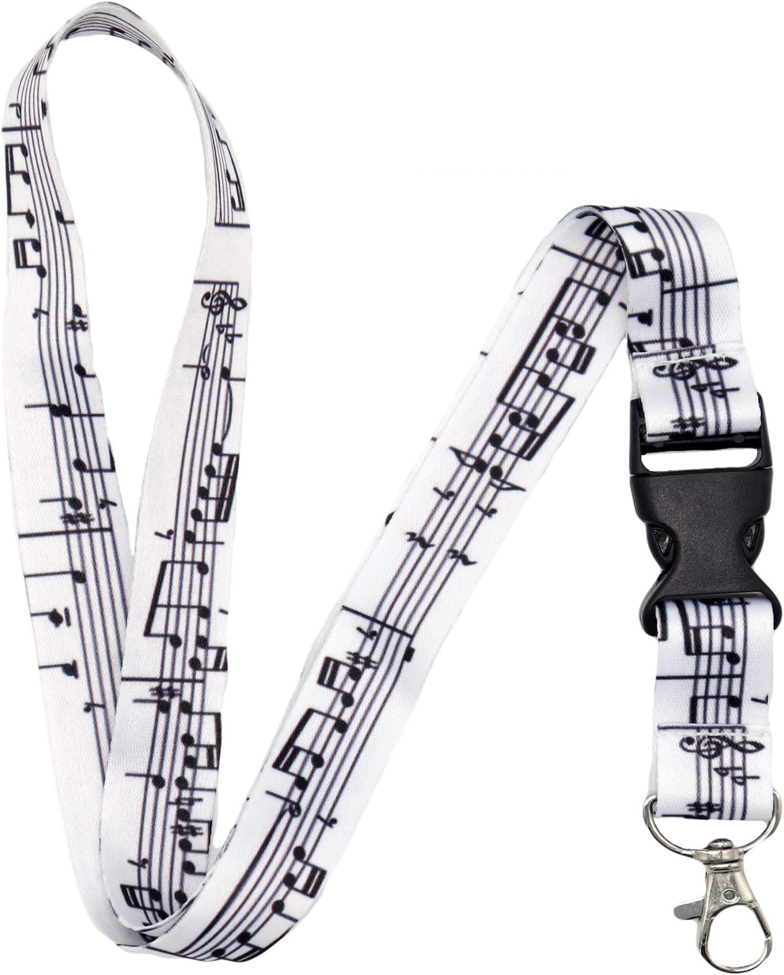 EASTERUP Lanyard for Keys Keychain Lanyard Premium Soft Silky Wide Strapped Beautifully Printed ID Teacher Lanyard with Spring Clip for Women/Men