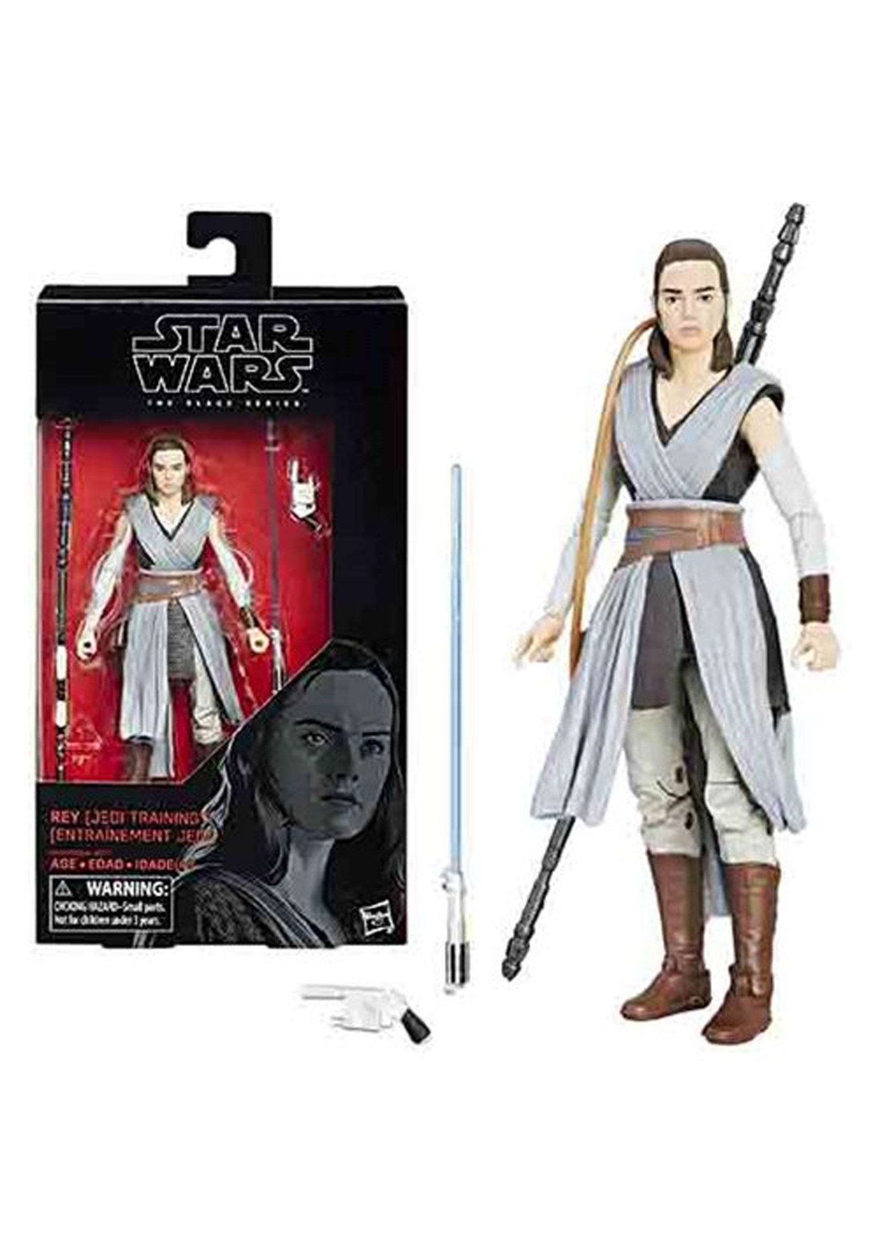 STAR WARS C1415 Disney Black Episode 8 Series Rey (Jedi Training), 6-inch, Grey, Standard