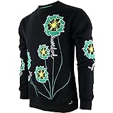 SCREENSHOT CREWNECK 3202 Mens Urban Streetwear NYC Graffiti Hip Hop Fleece Pullover Active Fashion Crew Neck Sweatshirt Top