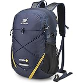 SKYSPER Small Hiking Daypack, 20L Lightweight Travel Backpacks Day Hike Pack with Waist Strap for Women Men