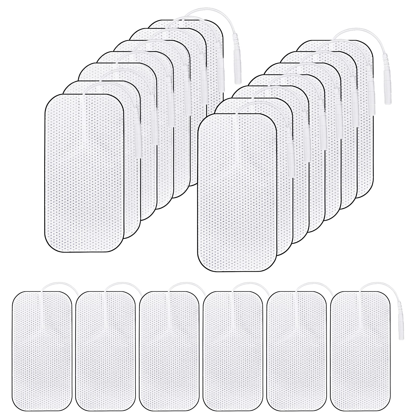 Tens Electrode Pads，Tens Electrode Patch Replacement Pads Electrode Patches for Electrode Therapy Electrode Massage Patch (4 * 8cm, 40, Count)