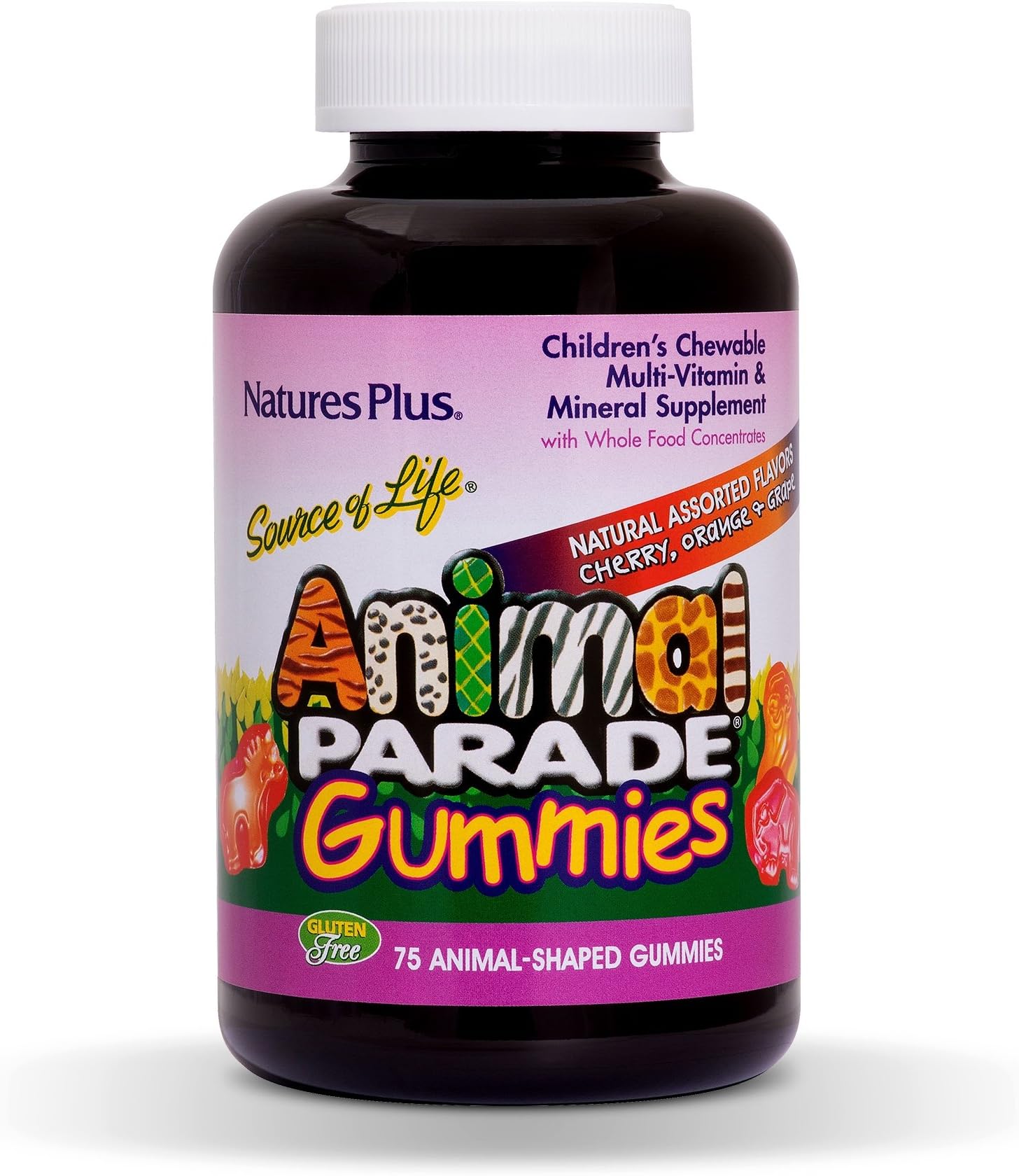 Nature's Plus 75 66736 Animal Parade Gummies