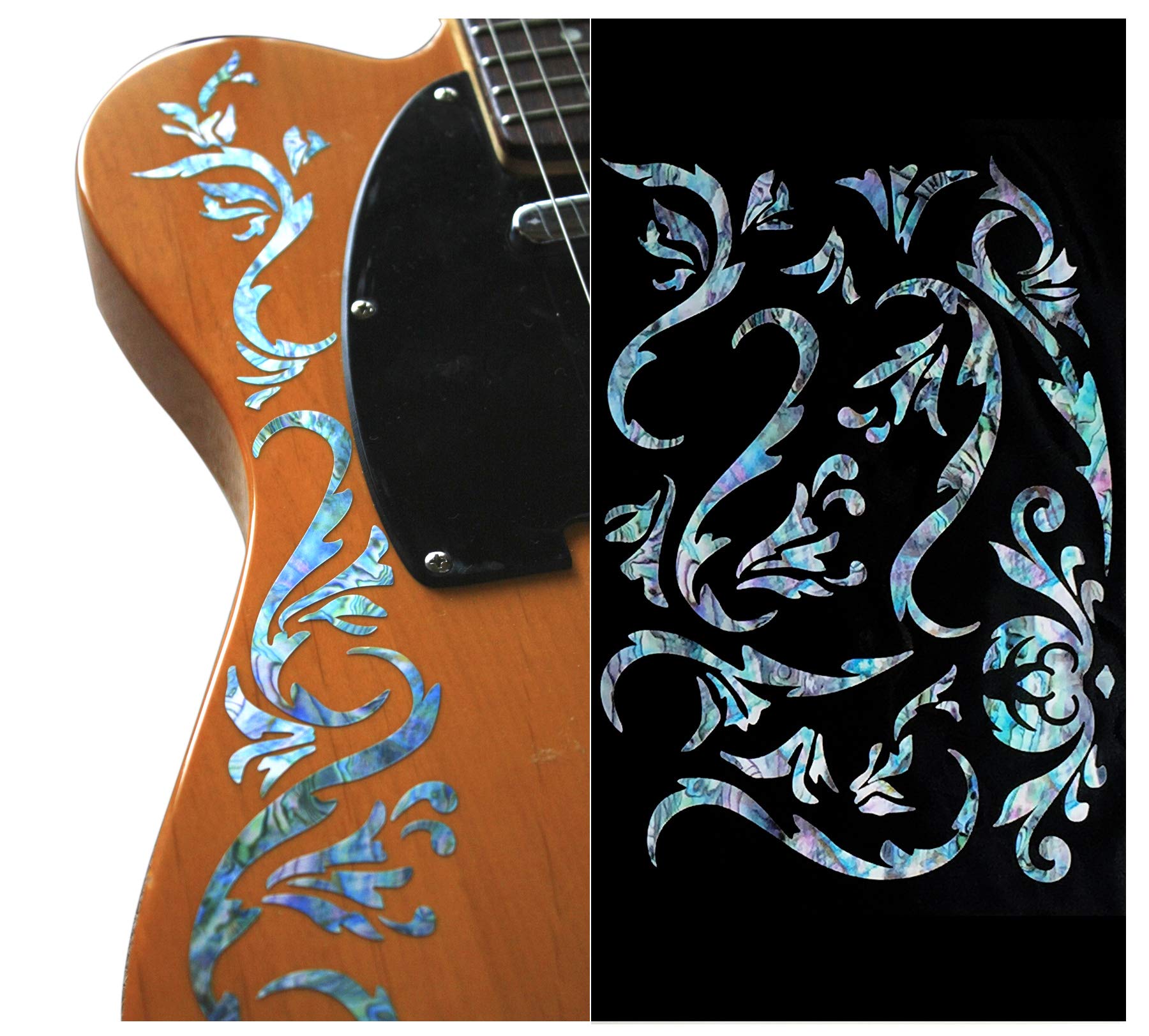 Jockomo Cowboy Fancy Vine MX ギターやベースにぴったり インレイ ステッカー商品画像