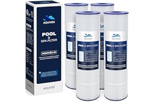 AQUIVEX CCP420 Pool Filter Cartridges, Compatible with Pentair Clean & Clear Plus 420, 178584, R173576, Pleatco PCC105-PAK4, Unicel C-7471, Waterway 817-0106, L x OD: 26"x 7", 4*105 Sq. Ft. (4 Pack)