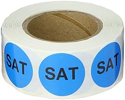 Tape Logic DL6501 Pre-Printed Days of The Week