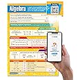 Daydream Education Algebra Math Poster - EXTRA LARGE 33” x 23.5" - Gloss Paper - Includes Interactive Quiz - Math Middle & High School Classroom Decoration - Wall Charts