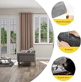 fowong Window Screen Mosquito Netting 90cm x 225cm Black Polyester Insect Mesh view 5
