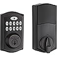Kwikset 99130-003 SmartCode 913 Non-Connected Keyless Entry Electronic Keypad Deadbolt Door Lock Featuring SmartKey Security, Traditional Venetian Bronze