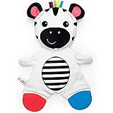Baby Einstein Zen The Zebra Sensory Plush Teether Toy, Ages Newborn +