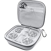 REYGEAK Carrying Case for DJI NEO,Portable PU Compact Bag,Waterproof Small Storage Case For DJI NEO Drone Accessories(Grey)